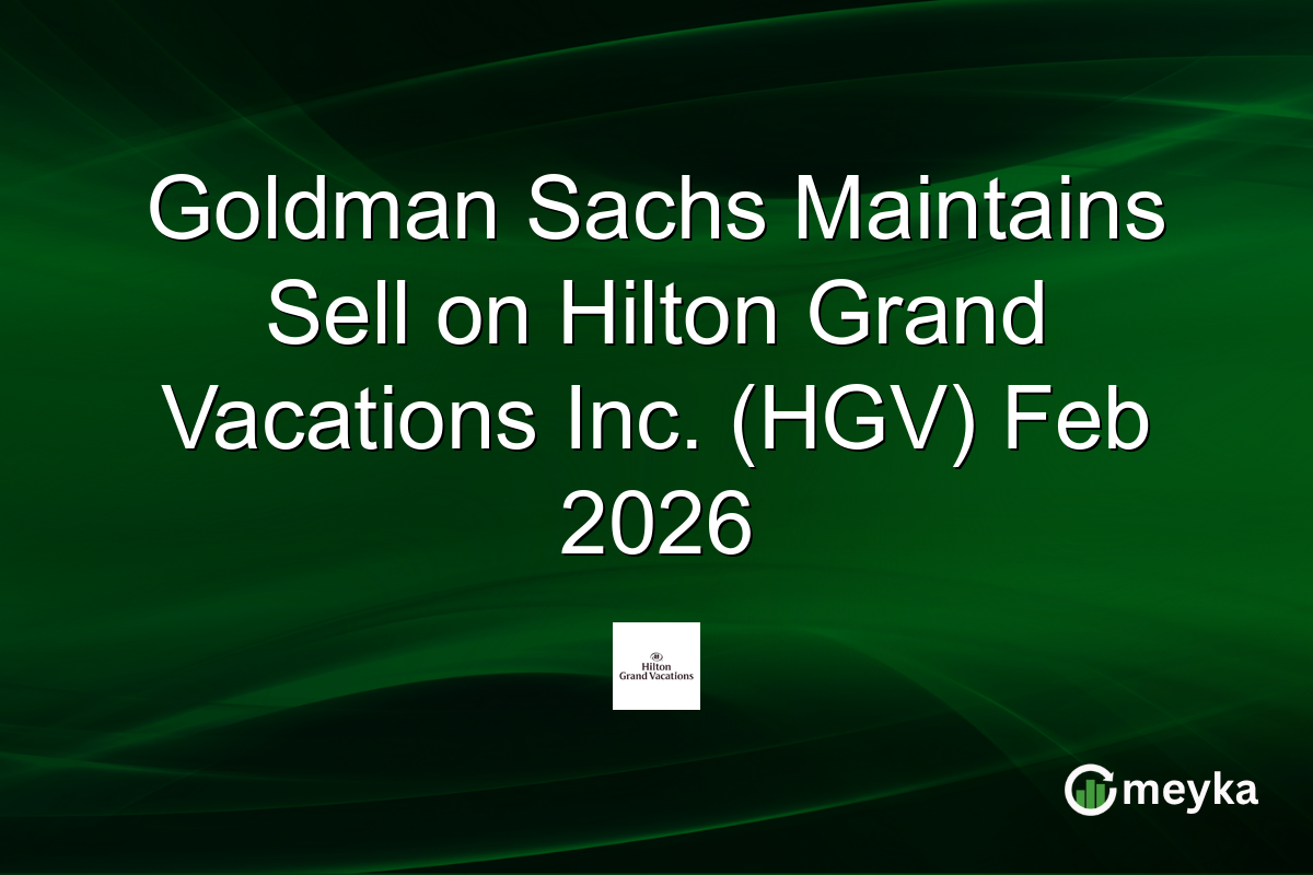 Goldman Sachs Maintains Sell on Hilton Grand Vacations Inc. (HGV) Feb 2026
