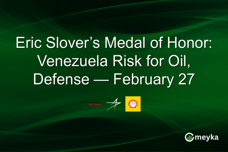 Eric Slover’s Medal of Honor: Venezuela Risk for Oil, Defense — February 27