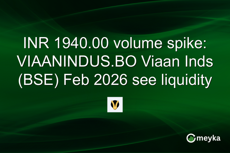 INR 1940.00 volume spike: VIAANINDUS.BO Viaan Inds (BSE) Feb 2026 see liquidity