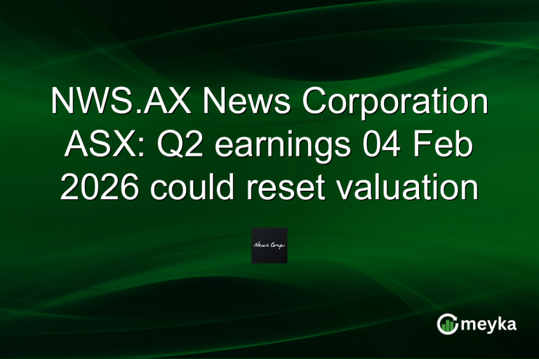 NWS.AX News Corporation ASX: Q2 earnings 04 Feb 2026 could reset valuation