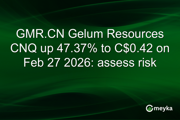 GMR.CN Gelum Resources CNQ up 47.37% to C$0.42 on Feb 27 2026: assess risk