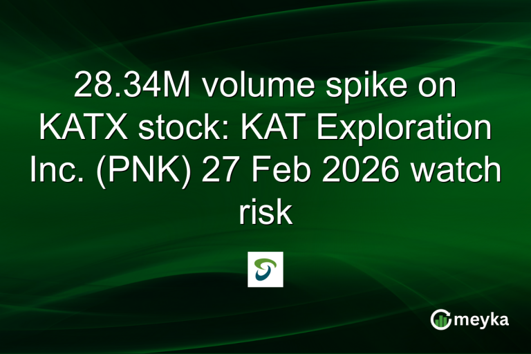 28.34M volume spike on KATX stock: KAT Exploration Inc. (PNK) 27 Feb 2026 watch risk