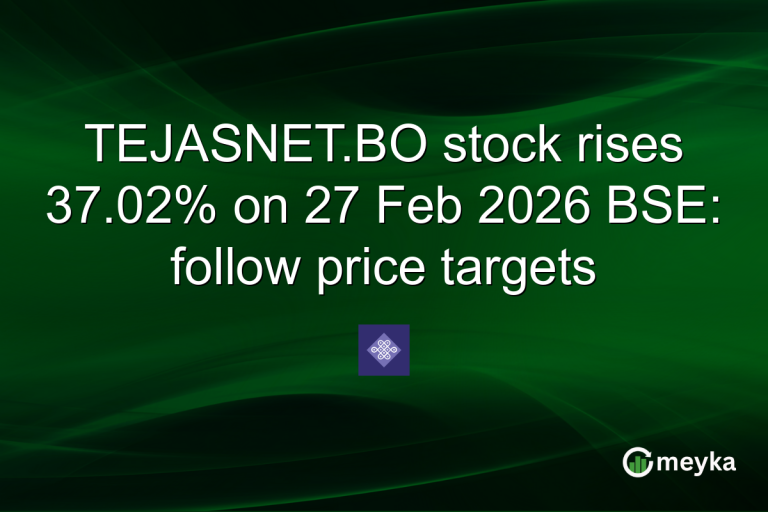 TEJASNET.BO stock rises 37.02% on 27 Feb 2026 BSE: follow price targets