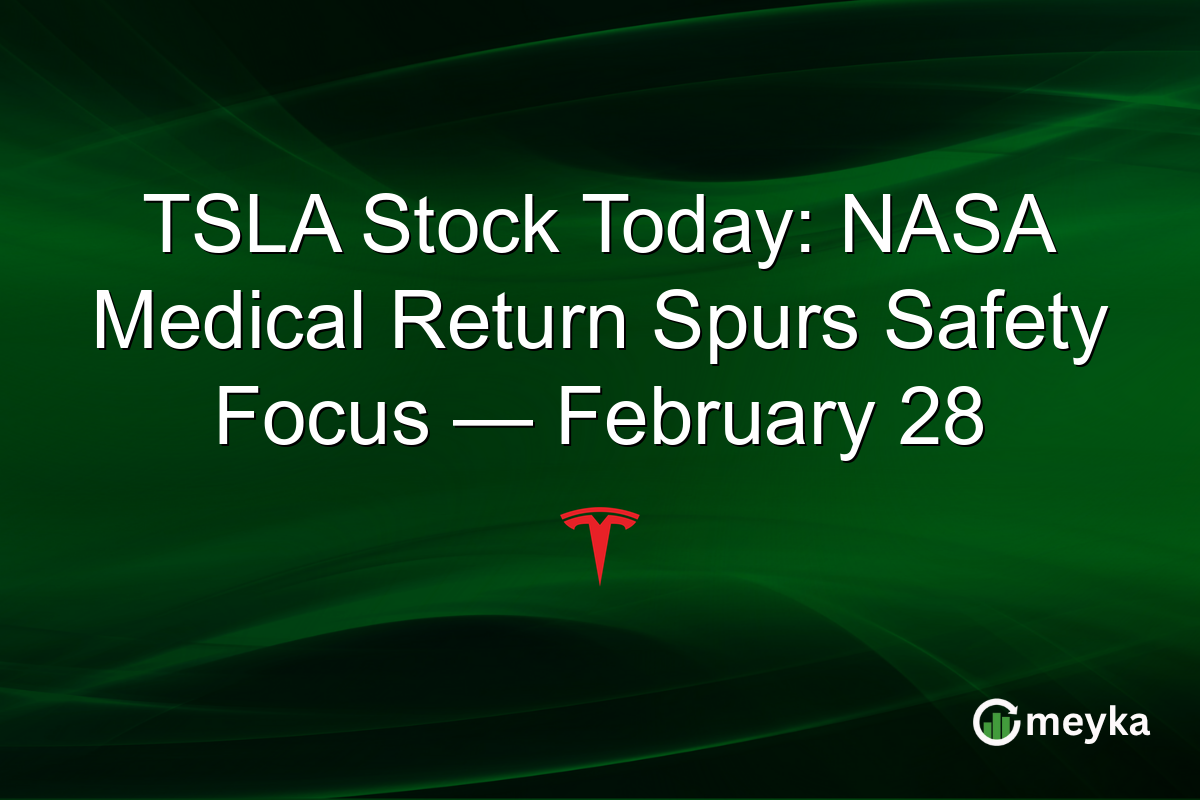 TSLA Stock Today: NASA Medical Return Spurs Safety Focus — February 28