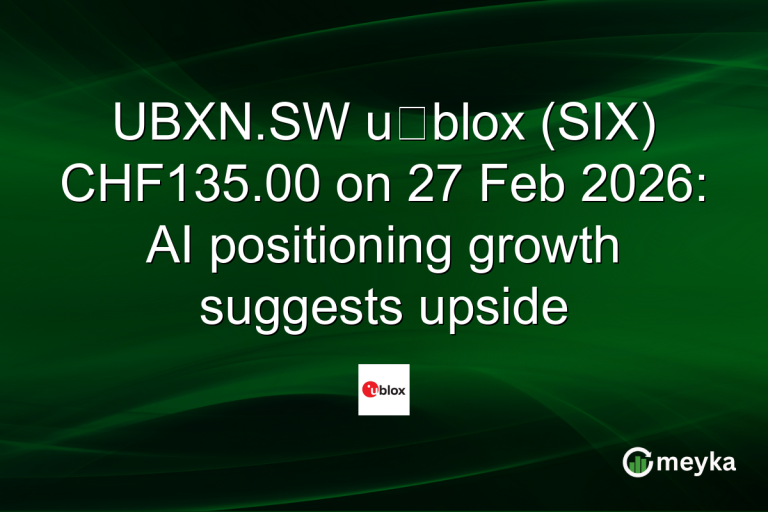 UBXN.SW u‑blox (SIX) CHF135.00 on 27 Feb 2026: AI positioning growth suggests upside