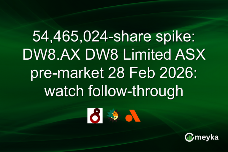 54,465,024-share spike: DW8.AX DW8 Limited ASX pre-market 28 Feb 2026: watch follow-through