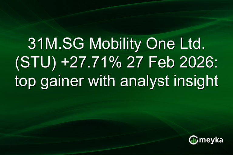 31M.SG Mobility One Ltd. (STU) +27.71% 27 Feb 2026: top gainer with analyst insight