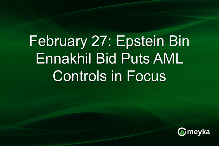 February 27: Epstein Bin Ennakhil Bid Puts AML Controls in Focus