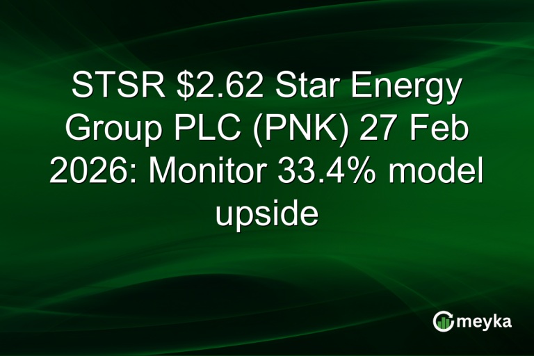 STSR $2.62 Star Energy Group PLC (PNK) 27 Feb 2026: Monitor 33.4% model upside
