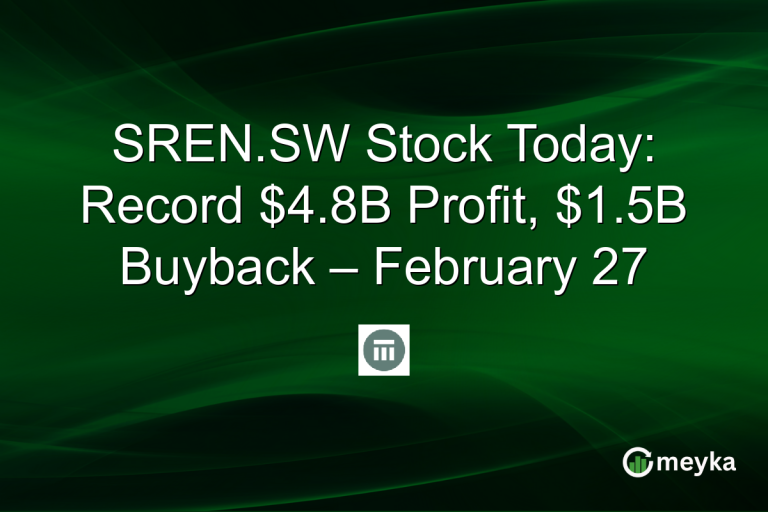 SREN.SW Stock Today: Record $4.8B Profit, $1.5B Buyback – February 27