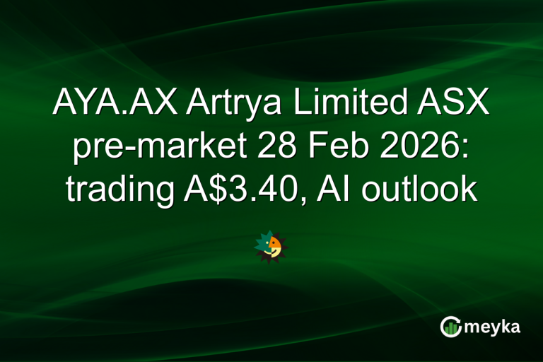 AYA.AX Artrya Limited ASX pre-market 28 Feb 2026: trading A$3.40, AI outlook