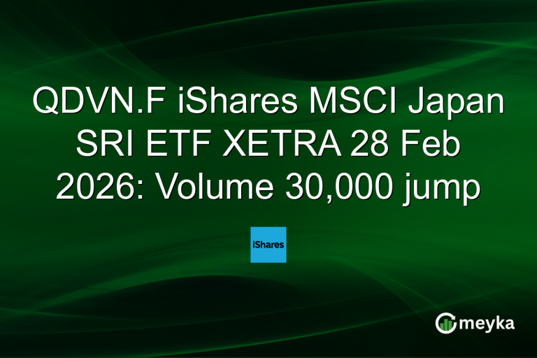 QDVN.F iShares MSCI Japan SRI ETF XETRA 28 Feb 2026: Volume 30,000 jump