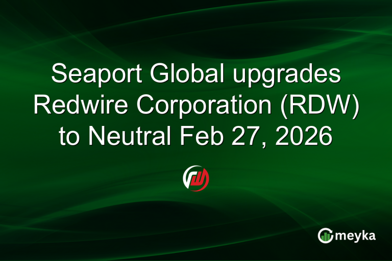 Seaport Global upgrades Redwire Corporation (RDW) to Neutral Feb 27, 2026
