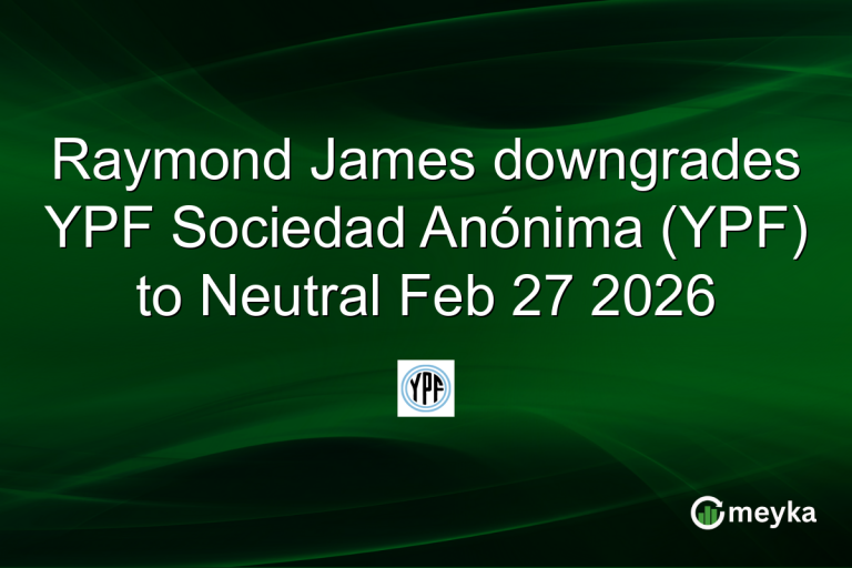 Raymond James downgrades YPF Sociedad Anónima (YPF) to Neutral Feb 27 2026