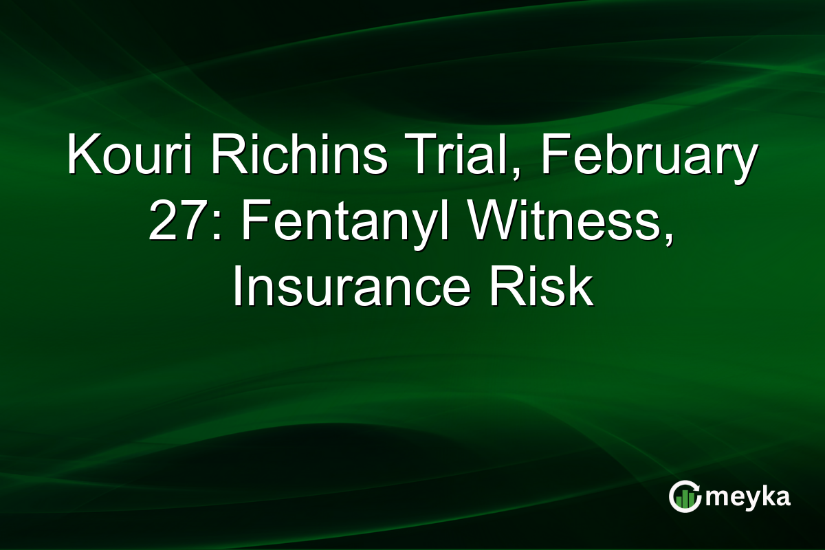 Kouri Richins Trial, February 27: Fentanyl Witness, Insurance Risk