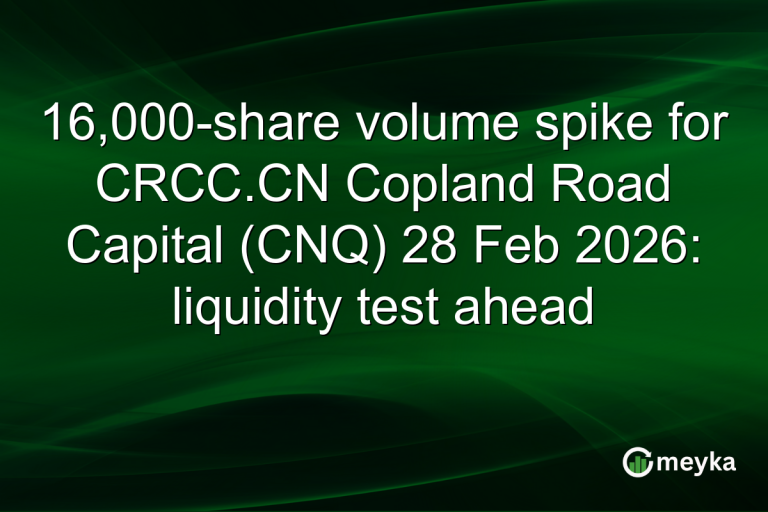 16,000-share volume spike for CRCC.CN Copland Road Capital (CNQ) 28 Feb 2026: liquidity test ahead