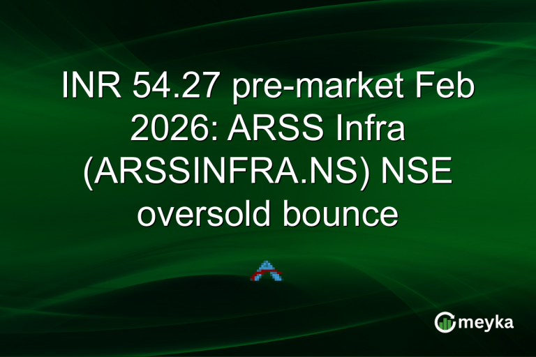 INR 54.27 pre-market Feb 2026: ARSS Infra (ARSSINFRA.NS) NSE oversold bounce