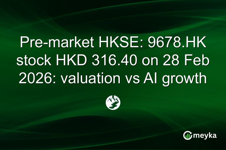 Pre-market HKSE: 9678.HK stock HKD 316.40 on 28 Feb 2026: valuation vs AI growth