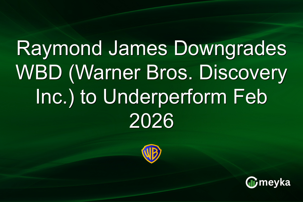 Raymond James Downgrades WBD (Warner Bros. Discovery Inc.) to Underperform Feb 2026