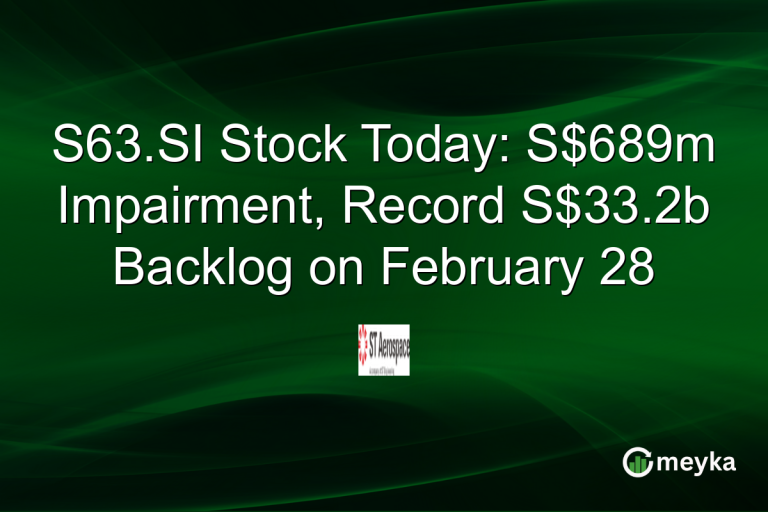 S63.SI Stock Today: S$689m Impairment, Record S$33.2b Backlog on February 28