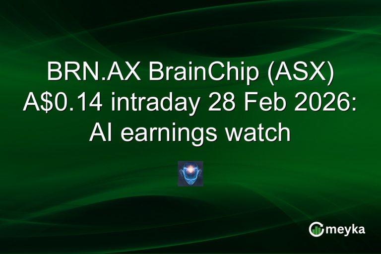 BRN.AX BrainChip (ASX) A$0.14 intraday 28 Feb 2026: AI earnings watch
