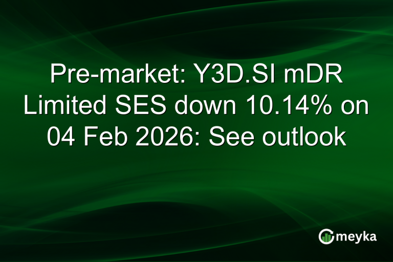 Pre-market: Y3D.SI mDR Limited SES down 10.14% on 04 Feb 2026: See outlook