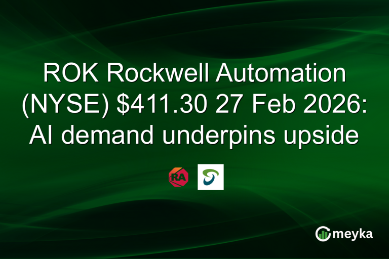 ROK Rockwell Automation (NYSE) $411.30 27 Feb 2026: AI demand underpins upside