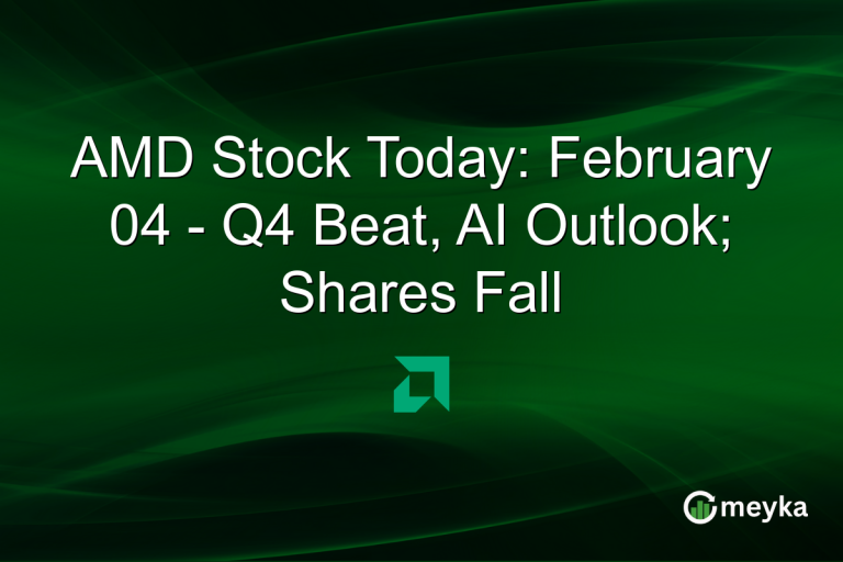AMD Stock Today: February 04 - Q4 Beat, AI Outlook; Shares Fall