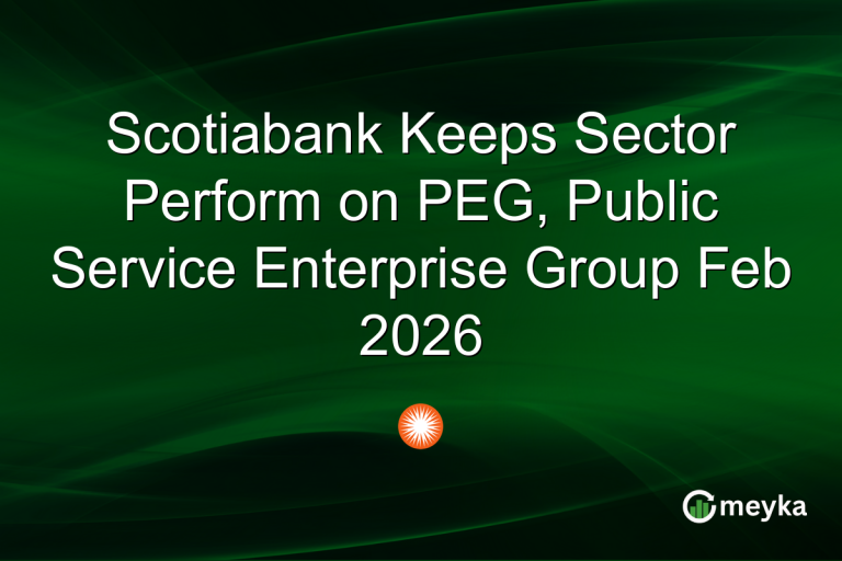 Scotiabank Keeps Sector Perform on PEG, Public Service Enterprise Group Feb 2026