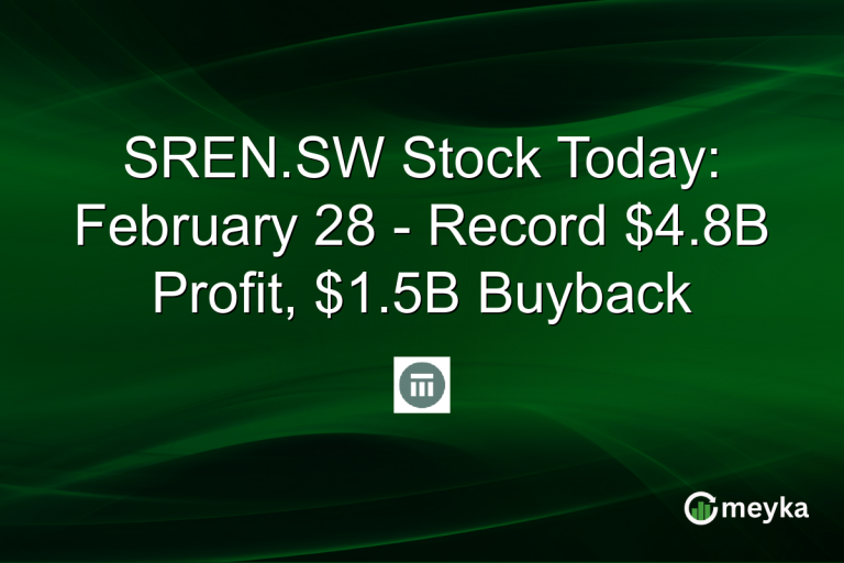 SREN.SW Stock Today: February 28 - Record $4.8B Profit, $1.5B Buyback
