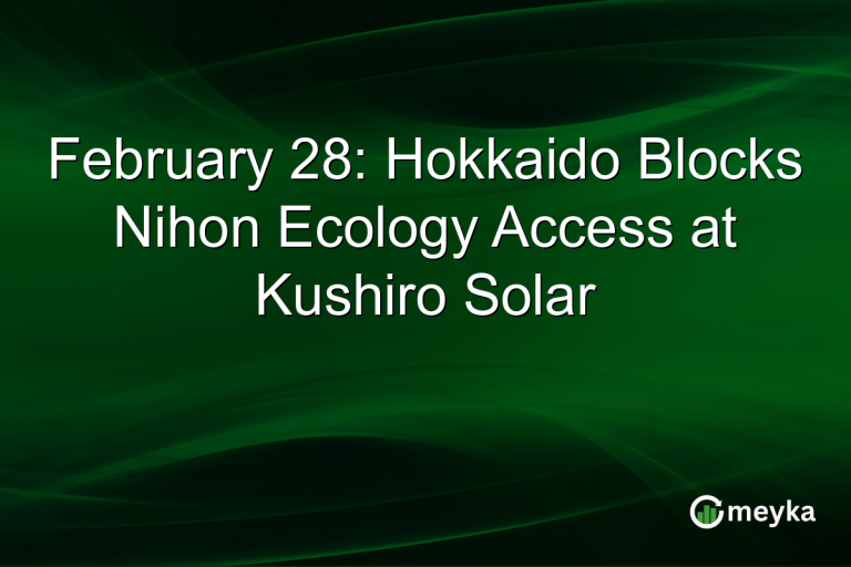 February 28: Hokkaido Blocks Nihon Ecology Access at Kushiro Solar