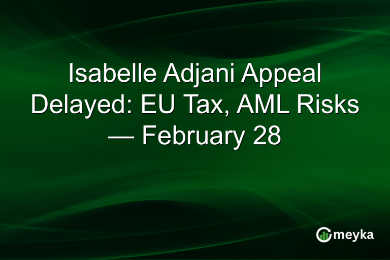 Isabelle Adjani Appeal Delayed: EU Tax, AML Risks — February 28