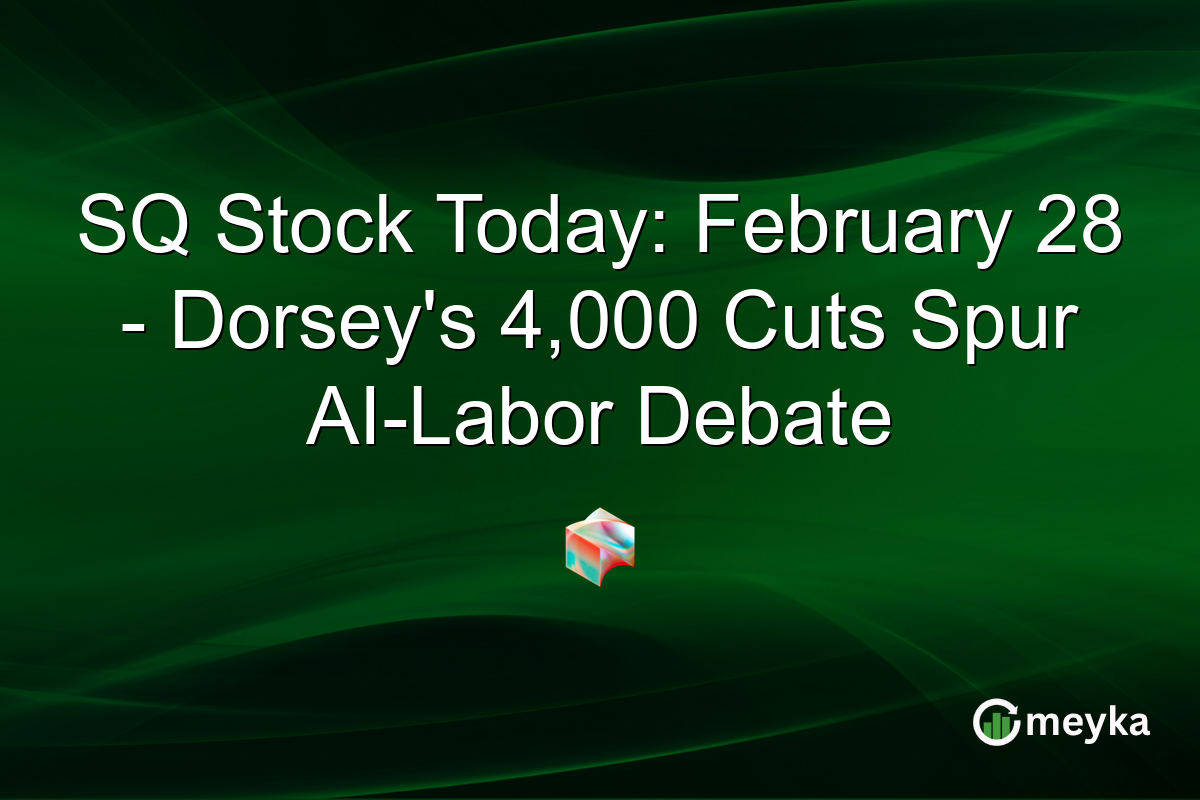 SQ Stock Today: February 28 – Dorsey’s 4,000 Cuts Spur AI-Labor Debate