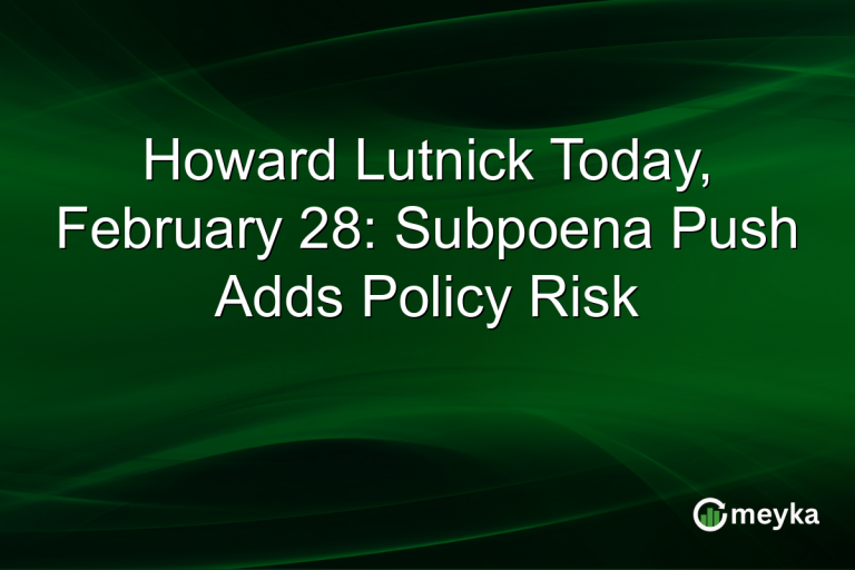 Howard Lutnick Today, February 28: Subpoena Push Adds Policy Risk