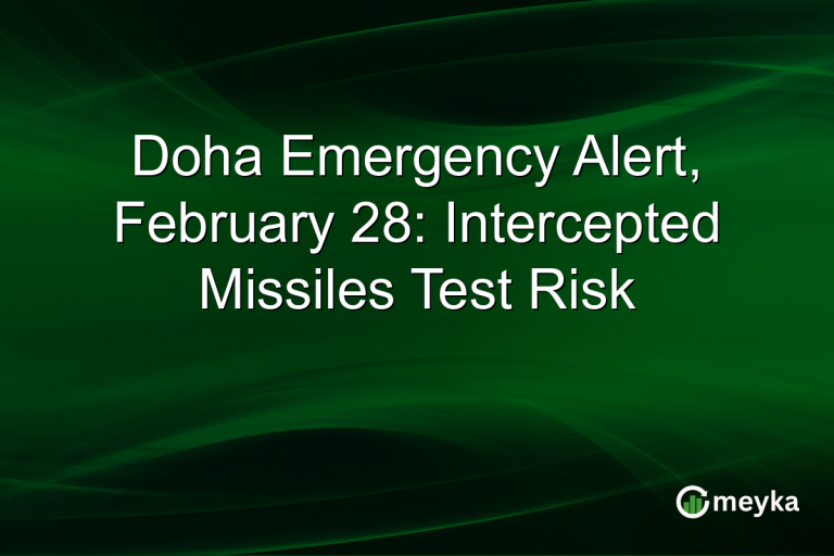 Doha Emergency Alert, February 28: Intercepted Missiles Test Risk