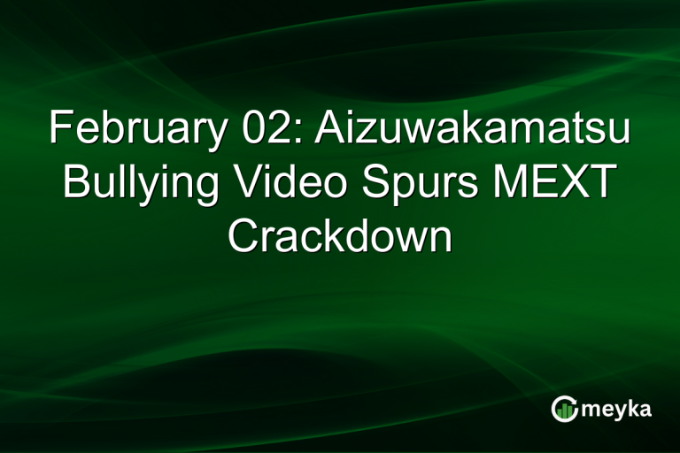 February 02: Aizuwakamatsu Bullying Video Spurs MEXT Crackdown