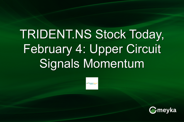 TRIDENT.NS Stock Today, February 4: Upper Circuit Signals Momentum
