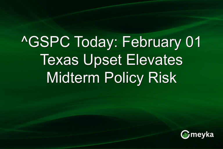 ^GSPC Today: February 01 Texas Upset Elevates Midterm Policy Risk
