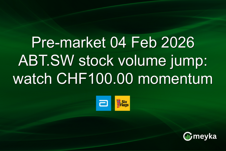 Pre-market 04 Feb 2026 ABT.SW stock volume jump: watch CHF100.00 momentum