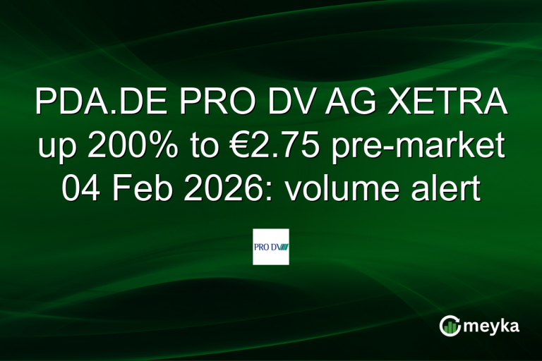 PDA.DE PRO DV AG XETRA up 200% to €2.75 pre-market 04 Feb 2026: volume alert