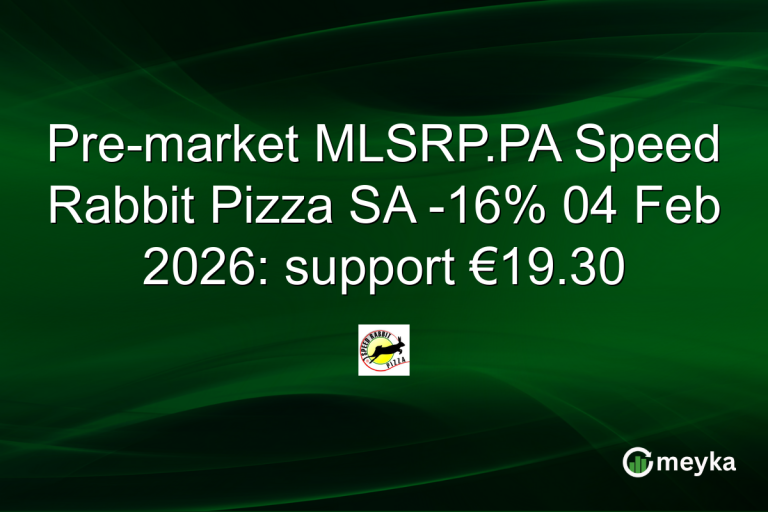Pre-market MLSRP.PA Speed Rabbit Pizza SA -16% 04 Feb 2026: support €19.30