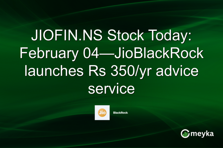 JIOFIN.NS Stock Today: February 04—JioBlackRock launches Rs 350/yr advice service
