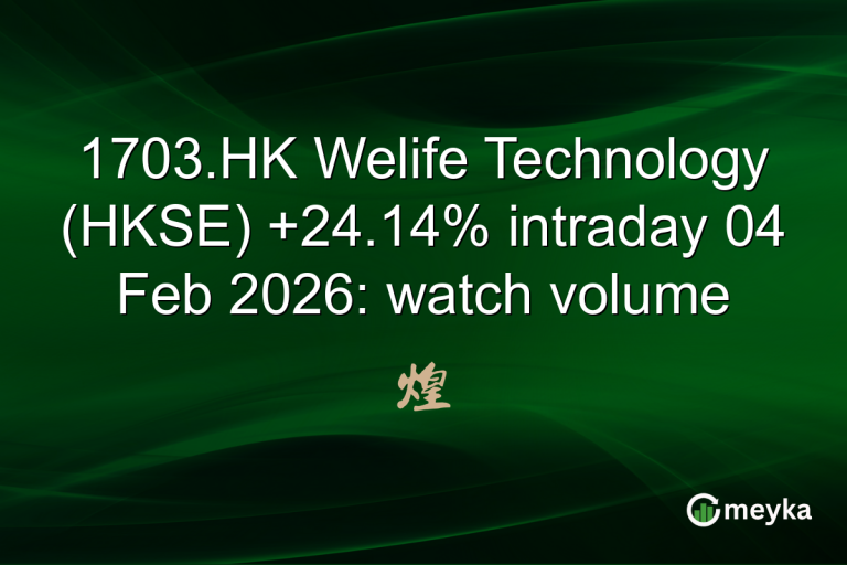 1703.HK Welife Technology (HKSE) +24.14% intraday 04 Feb 2026: watch volume
