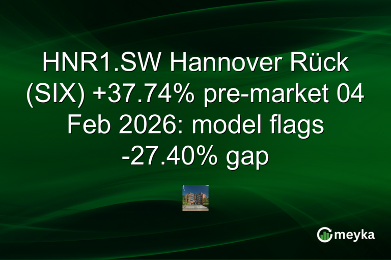 HNR1.SW Hannover Rück (SIX) +37.74% pre-market 04 Feb 2026: model flags -27.40% gap