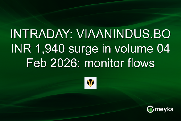 INTRADAY: VIAANINDUS.BO INR 1,940 surge in volume 04 Feb 2026: monitor flows