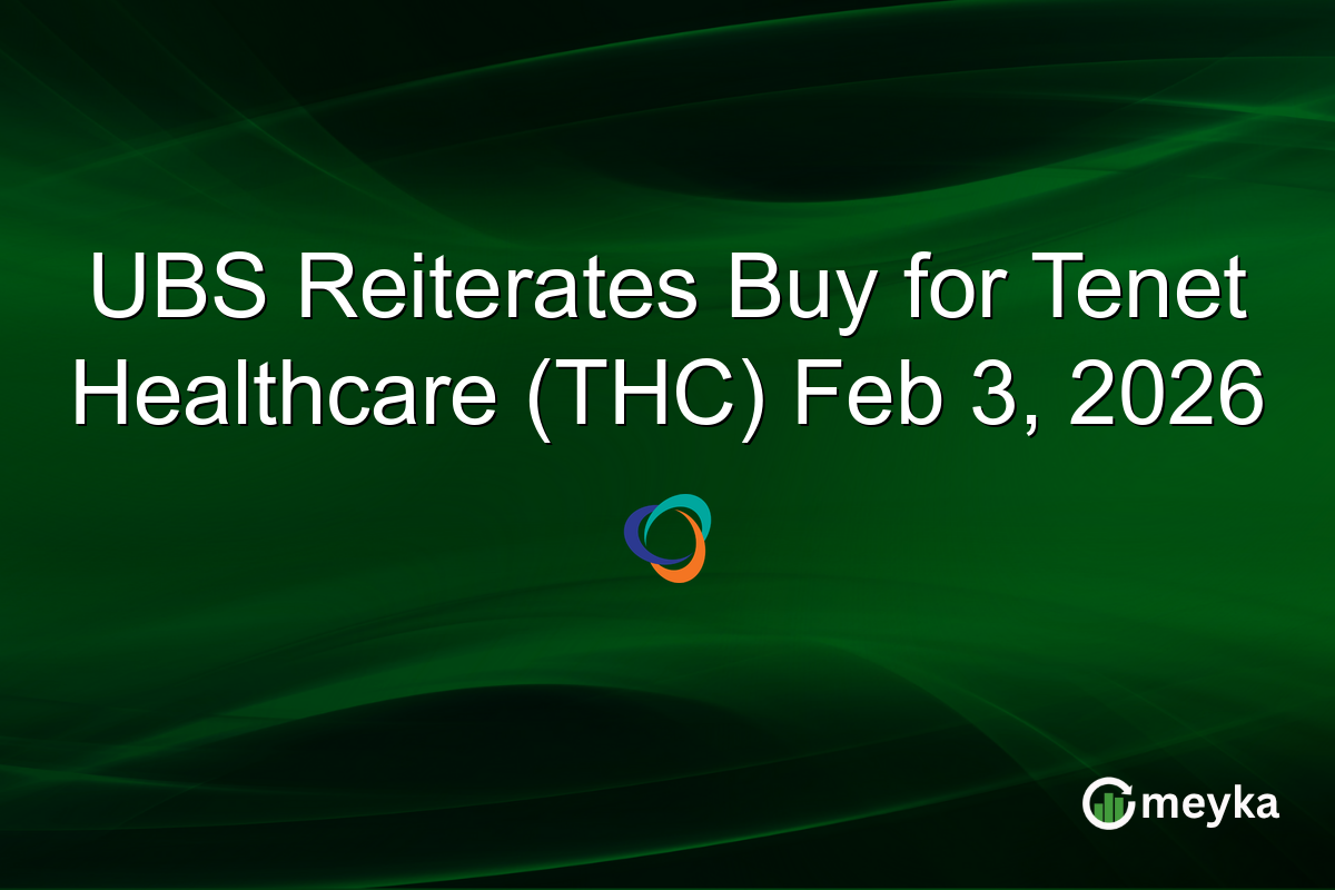 UBS Reiterates Buy for Tenet Healthcare (THC) Feb 3, 2026