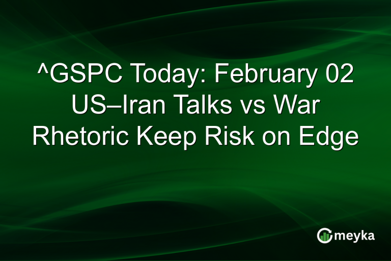 ^GSPC Today: February 02 US–Iran Talks vs War Rhetoric Keep Risk on Edge