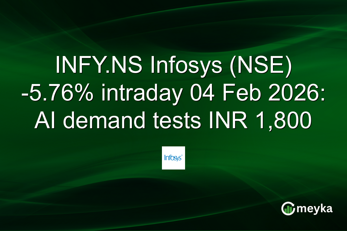 INFY.NS Infosys (NSE) -5.76% intraday 04 Feb 2026: AI demand tests INR 1,800