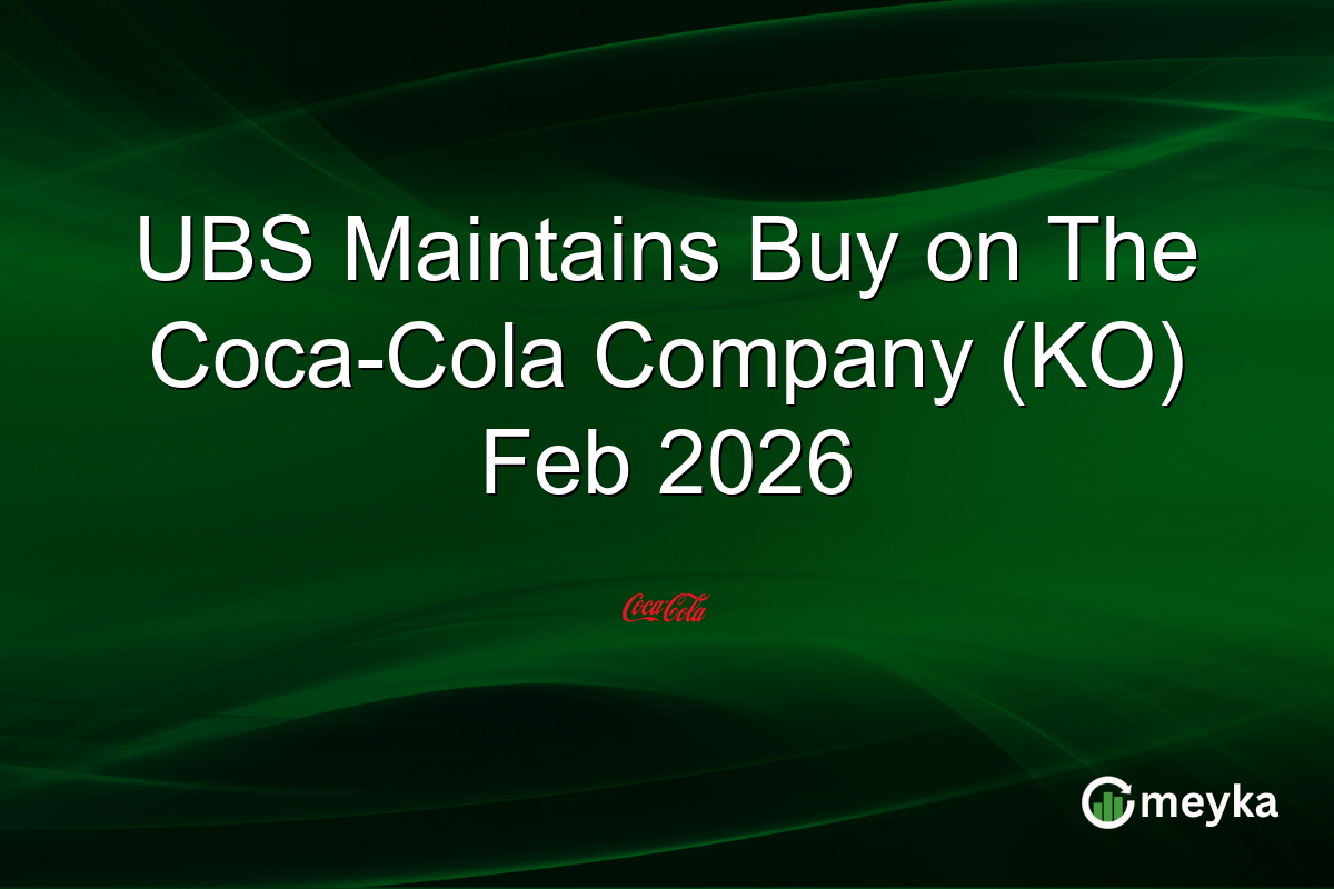 UBS Maintains Buy on The Coca-Cola Company (KO) Feb 2026