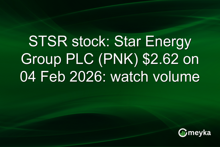 STSR stock: Star Energy Group PLC (PNK) $2.62 on 04 Feb 2026: watch volume